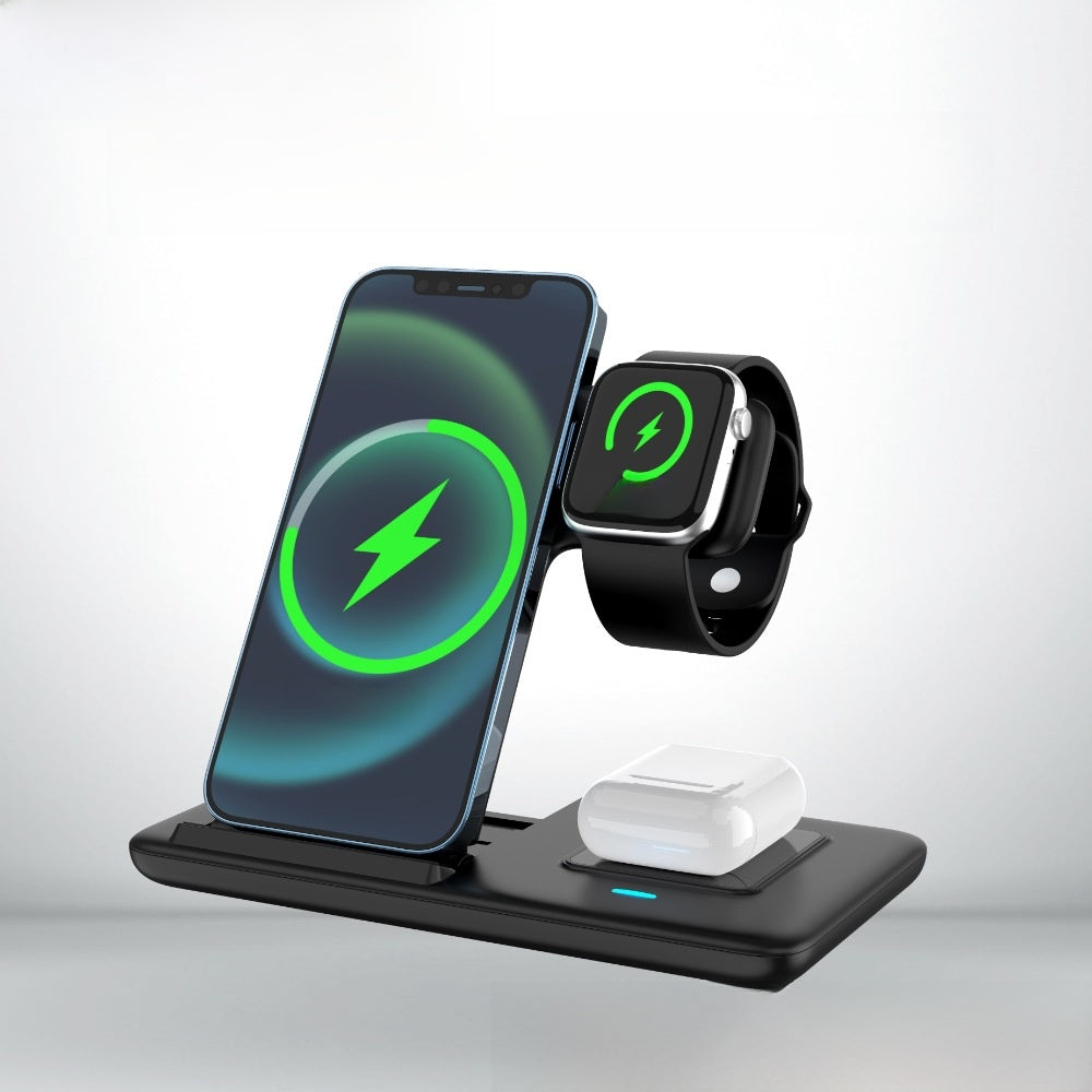 Foldable 3-in-1 Wireless Charger Stand