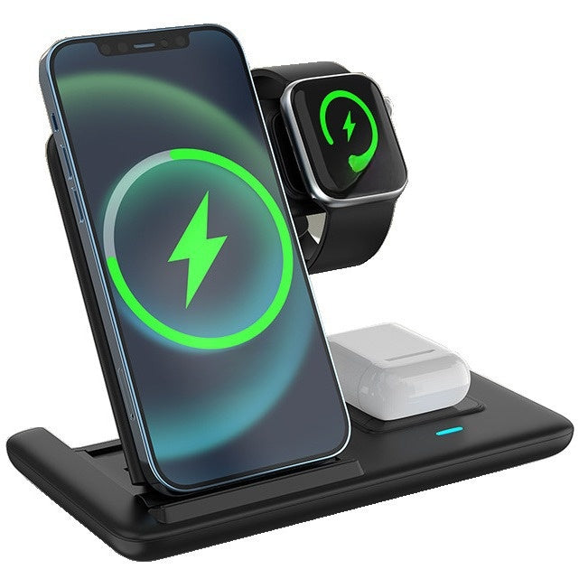 Foldable 3-in-1 Wireless Charger Stand