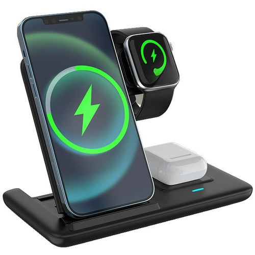 Foldable 3-in-1 Wireless Charger Stand